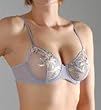 OnGossamer Avant Embroidered Mesh Demi Bra