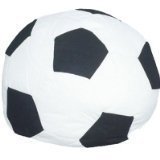 Deutschland Sitzsack Fußball 180L - Schwarz/Weiss