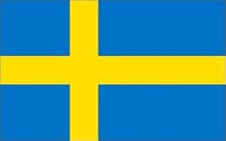Sweden 3ft x 5ft Superknit Polyester Flag