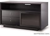 Espresso Oak Salamander Madrid Wood Double TV Stand