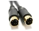 SVHS (S-video) Plug to Plug Video Cable - Gold - 2m