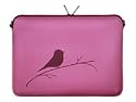 DIGITTRADE LS122-13 Designer Notebook Macbook Sleeve 13.3" Laptop Cover Pink Neoprene Soft Carry Case up to 13.3 Inch Anti Shock System