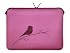 DIGITTRADE LS122-13 Designer Notebook Macbook Sleeve 13.3" Laptop Cover Pink Neoprene Soft Carry Case up to 13.3 Inch Anti Shock System