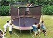 12ft (frame size) Replacement Trampoline netting/straps only for 2 Arch System with Sleeves - Fits Bounce Pro and other Brands