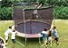 12ft (frame size) Replacement Trampoline netting/straps only for 2 Arch System with Sleeves - Fits Bounce Pro and other Brands