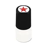 Universal Products - Universal - One-Color Round Message Stamp, STAR, Pre-Inked/Re-Inkable, Red - Sold As 1 Each - Convenient pocket size. - Microporous ink surface produces a clean, crisp impression. - Lasts for thousands of impressions.