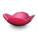 Ronbow Tempered solid rose color with 4 petal flower glass vessel sink TP44S-12S4