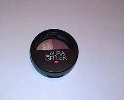 Laura Geller Baked Marble Eyeshadow Duo in Opal / Violet - .06 Oz - New
