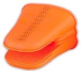 Lekue Silicone Kitchen Hot Grips, Tangerine
