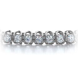 Click here for Platinum Scroll Illusion Diamond Bracelet. (2.00ct... prices