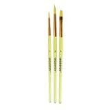 Snazaroo Face Paint Brushes 3/Pkg-