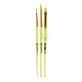 Snazaroo Face Paint Brushes 3/Pkg-