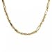 Fancy Figaro Rope Necklace in Solid Yellow Gold - 14KT 18-20"