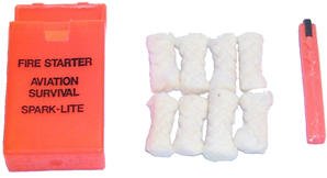 Spark-Lite Aviation/Military Firestarter 25 Pack