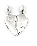 Nadejo PA5054 Pendentif Argent coeur secable st valentin