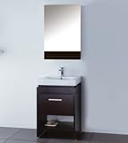 Contemporary One Door Single Sink Bathroom Vanity