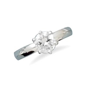 Solitaire CZ Ring