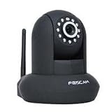 Foscam FI8910W Pan & Tilt IP/Network Camera with Two-Way Audio and Night Vision (Black)