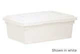 Rubbermaid Clear Plastic Box 3 1/2 Gallon 18x12x6. Package of 6