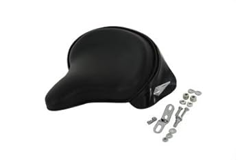 Motorcycle OE Black Police Solo Seat With Spears