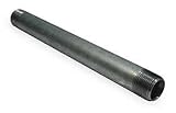 Power First 1UHA1 Nipple, Rigid Conduit, 1In, 12In Length