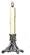 Domnesca Transylvanian Gothic Candlestick Holder