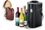 Picnic Time Rhapsody Three bottle deluxe wine case w/ corkscrew