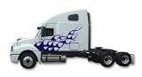 Flame Semi Truck Graphics Decal Decals Mack Peterbilt