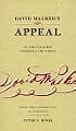 David Walker's Appeal: To the Coloured Citizens of the World