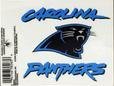 Carolina Panthers Window Cling Decal
