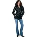 Giovanni Navarre Ladies Patched Leather Jacket w/ Belt XL