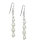 Sterling Silver Freshwater Pearl Dangle Earring - Gems Couture