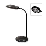 LEDL9071 - Compact Desk Lamp, Adjustable, 30 LED, 21H, Black