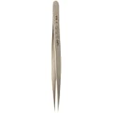 Hakko CHP 3-SA Stainless Steel Non-Magnetic Precision Tweezers with Very Fine Point Tips for Microelectronics Applications, 4-3/4" Length