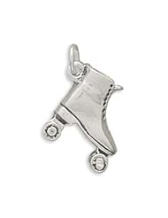 Sterling Silver Roller Skate Charm