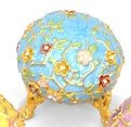 Piearth ピアース ジュエリーボックス クリスタル 宝石箱 タマゴ NO87 ブルー 87-1 BL