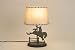 COWBOY BUCKING HORSE Bronco WESTERN TABLE LAMP