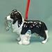 Border Collie Christmas Ornament