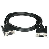 Cables To Go - 52040 - 15ft DB9 F/F Null Modem Cable Black
