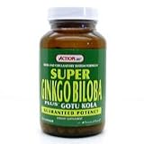 Action Labs - Super Ginkgo Biloba Plus with Gotu Kola 60mg 100 Capsules