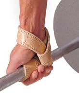 Golds Gym Leather Premium Lifting Strap Tan (Pair)