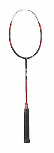 バドミントンラケット(カーボン) ブラック×レッド 4U5【返品・交換・キャンセル不可】