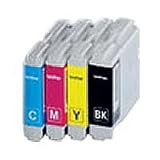 Brother LC1000C - LC-1000 ink printer cartridge - 1 x cyan blue - LC1000 LC 1000