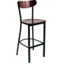 Richardson Cafe' Series - 30" Bar Stool: Mahogany