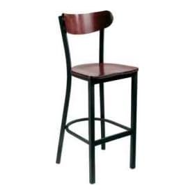 Richardson Cafe' Series - 30 Bar Stool: Mahogany by KegWorks