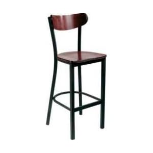 Richardson Cafe' Series - 30 Bar Stool: Mahogany by KegWorks.com