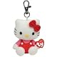 Ty Beanie Hello Kitty 4 inch Keyring - Keychain by Ty
