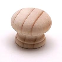 1 5/16'' Dia Knob w/Insert - Pine