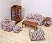 Melissa & Doug Deluxe Doll-House Furniture- Living Room Set