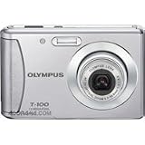 Olympus T-100 12MP Digital Camera with 3x Optical Zoom and 2.4 inch LCD (Silver)